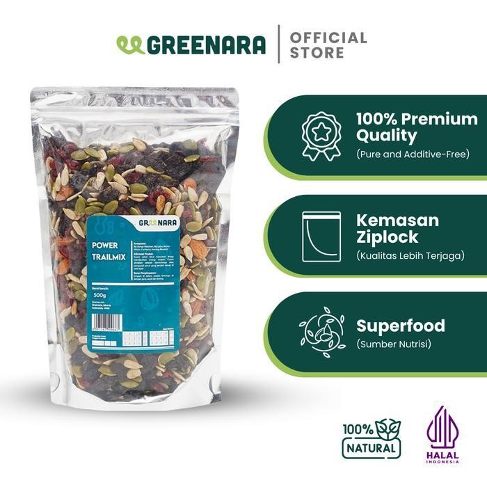 

Rps Greenara Power Trail Mix 500Gr / Snack Sehat / Cemilan Kering