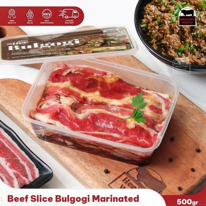 

Shortplate Beef Slice Marinated Daging Marinasi 500Gr Healthy Wagyu Pasti Promo