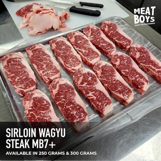 

Sirloin Wagyu Steak Mb7+ [300Gr] Terlaris