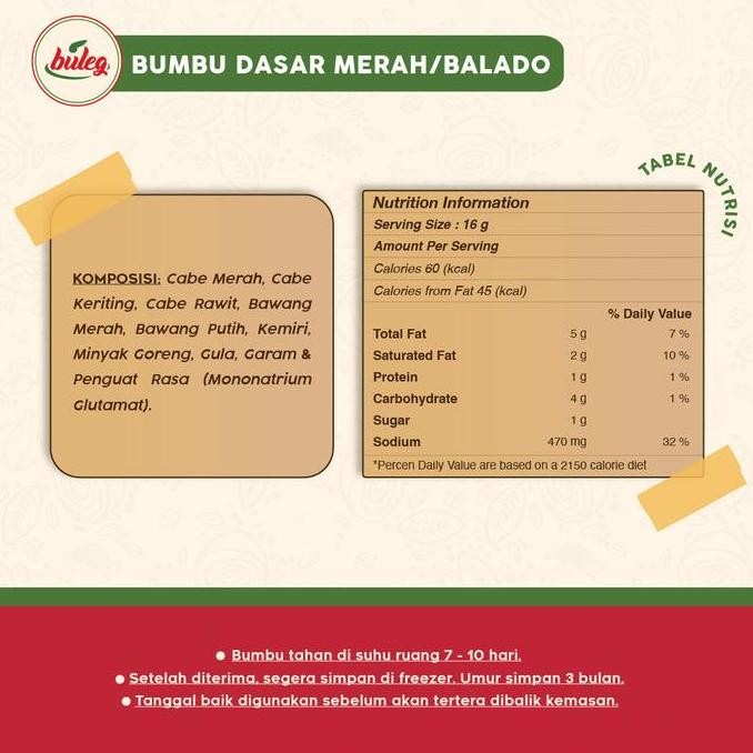 

Buleg Bumbu Merah - Kemasan Botol Pasti Promo