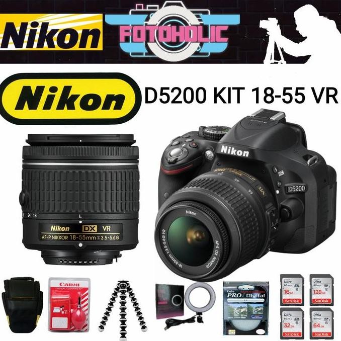 Promo NIKON D5200 KIT EF 18-55MM VR /KAMERA NIKON D5200 KIT 18-55 VR/D5200 - BODY ONLY COD