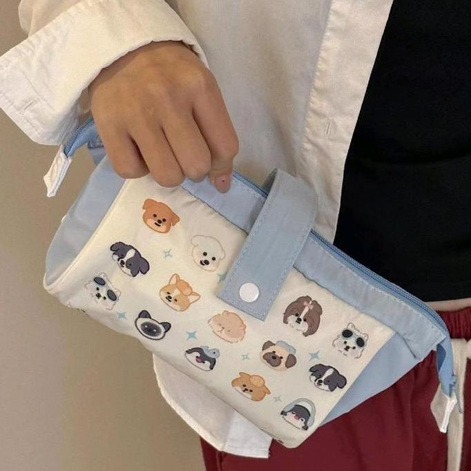 

TERSEDIA KOTAK PENSIL POUCH MULTIFUNGSI JAPANESE PENCIL CASE DOGGY CAT LUCU