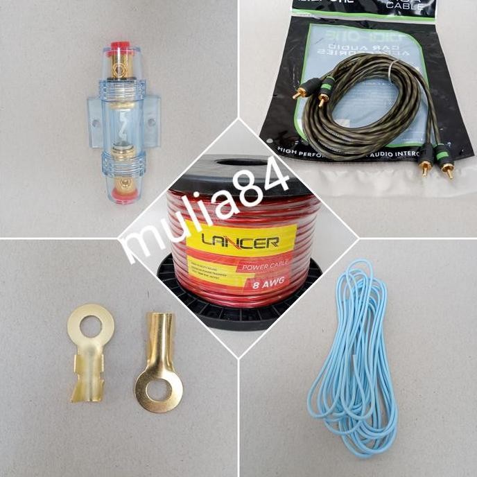 siap kirim kabel audio subwoofer aktif kolong paket lengkap subwoofer mobil