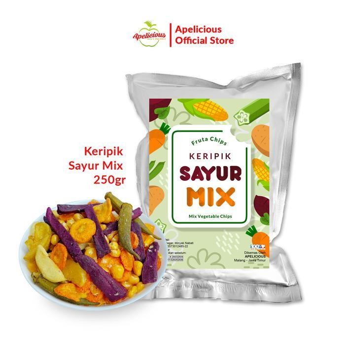 

FF Apelicious Keripik Sayur Mix Original 250gr / Keripik Buah Mix 250gr + GRATIS Keripik Nangka 250gr / GRATIS Keripik Mix Buah 250gr / GRATIS Keripik Apel 250gr - Food, Manis