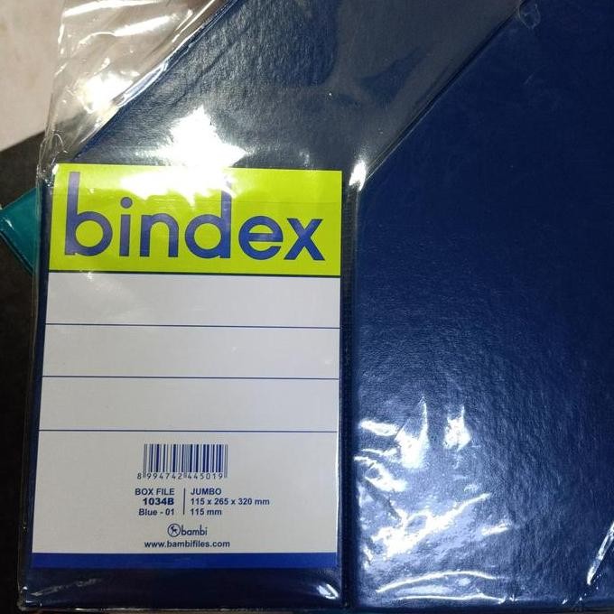 

Stok Terbatas Box File Magazine Bindex 1034B - Tempat Penyimpanan Dokumen Folio Jumbo