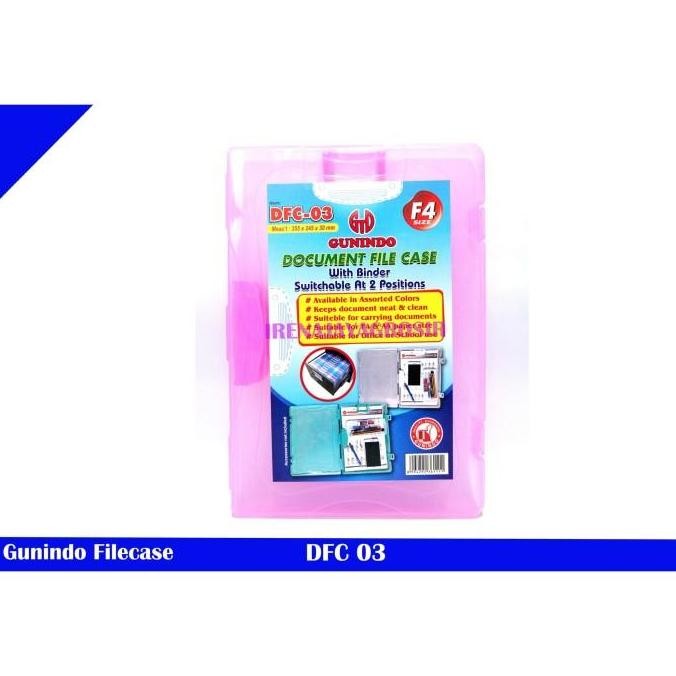 Stok Terbatas File Case Document Gunindo Box File F4 Plastik Murah