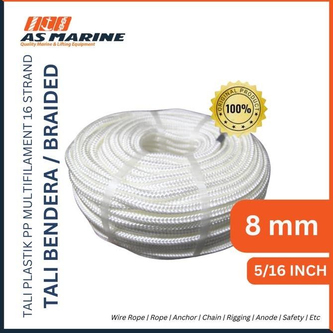 

Tali Bendera / Tali Braided 8 Mm Pp Multifilament 16 Strand Co