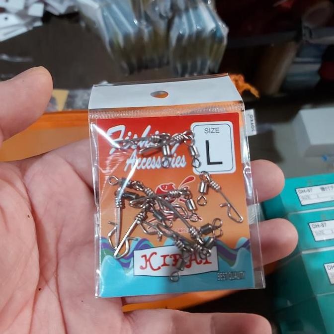 peniti galatama pancing with rolling swivel kirai