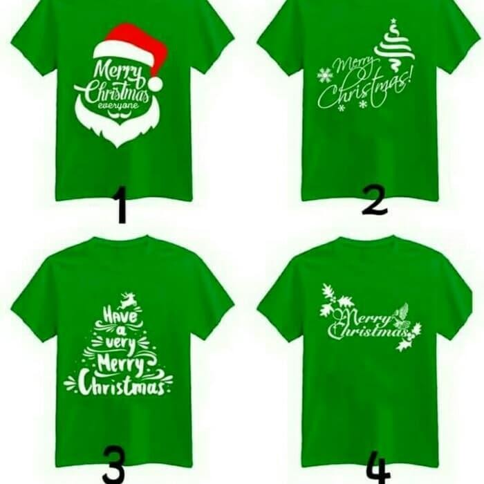 Kaos/Baju/Tshirt Couple Natal/Kaos Natal Keluarga