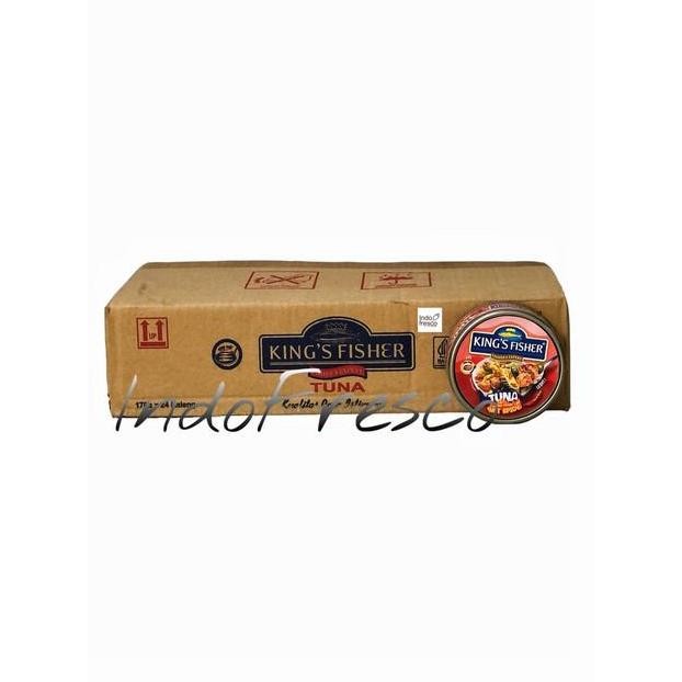 

READY KING'S FISHER TUNA HOT SPICY KALENG 170G - TUNA PEDAS MINI DUS KHUSUS GOSEND