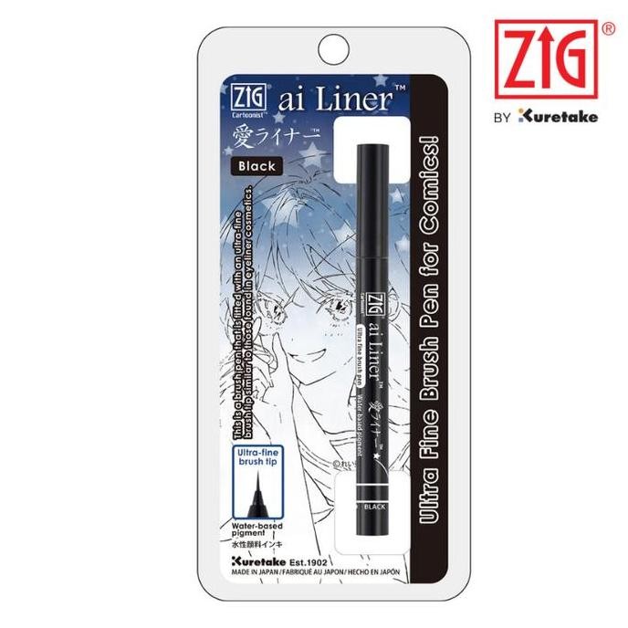 

TERLARIS! ZIG KURETAKE CARTOONIST AI LINER BLACK ED-101