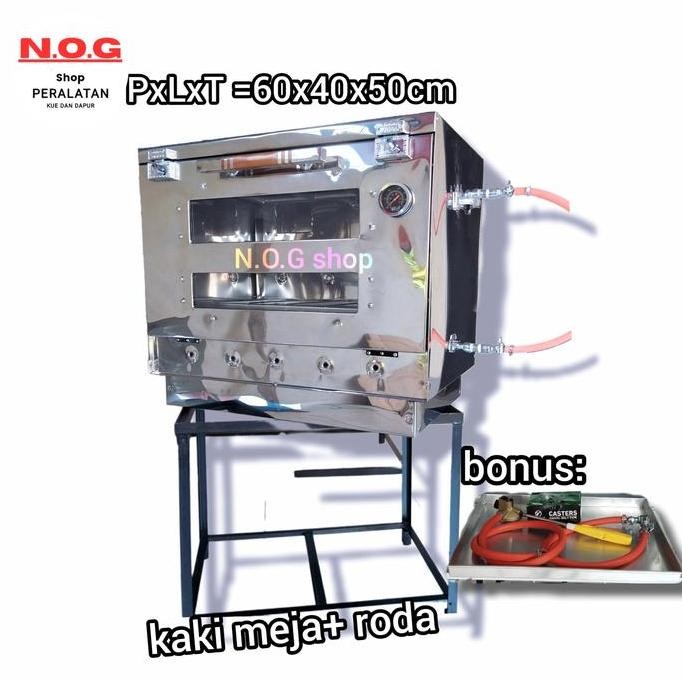 TERLARIS oven gas stenlis/ oven gas kecil/ oven gas api atas bawah/ oven gas 60x40/ oven gas mini