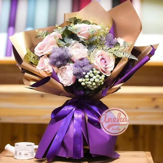

Ni06 ( Isi 20) Kertas Buket Bunga Side Golden / Kertas Paper Wrapping Flower / Bouquet Paper Murah /Buket Ni06