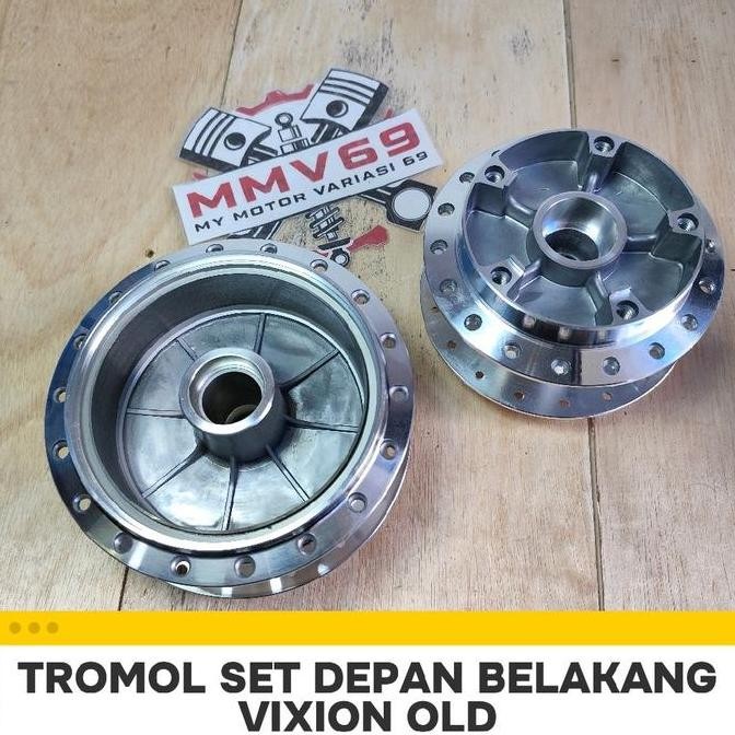 TROMOL VIXION OLD CHROME TROMOL VIX OLD DEPAN BELAKANG MOTORCYCLE ORIGINAL DAN TERPERCAYA