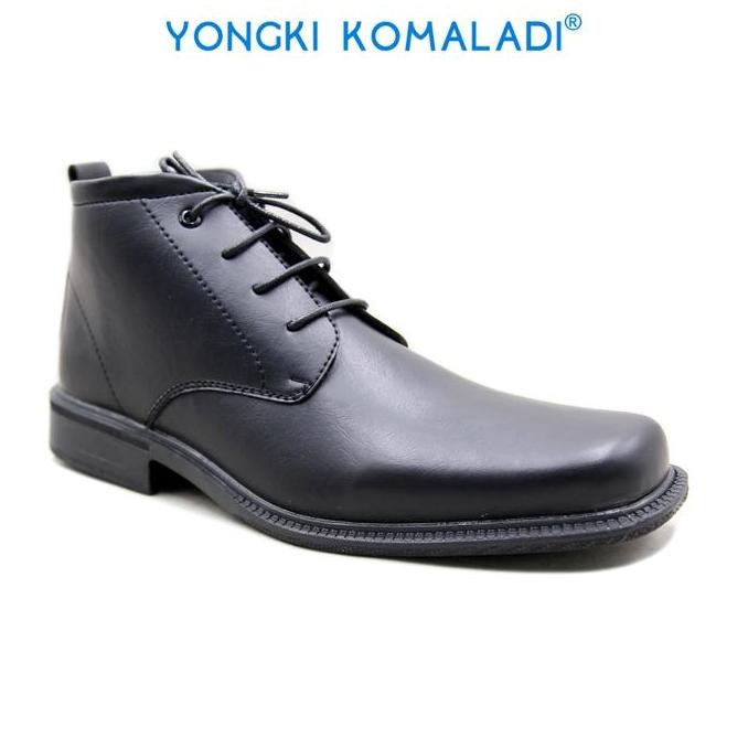 Sale [ Original ] Yongki Komaladi Boots Ol-Ad11294-23 Men Hitam Shoes Pria