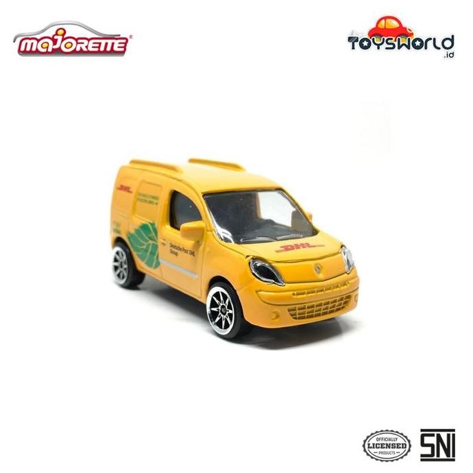 New Majorette City Renault Kangoo DHL Express Orange Diecast Mainan Anak