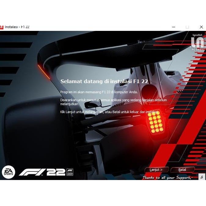 F1 22 (2022) Pc Dvd Game Racing Simulator Berkualitas