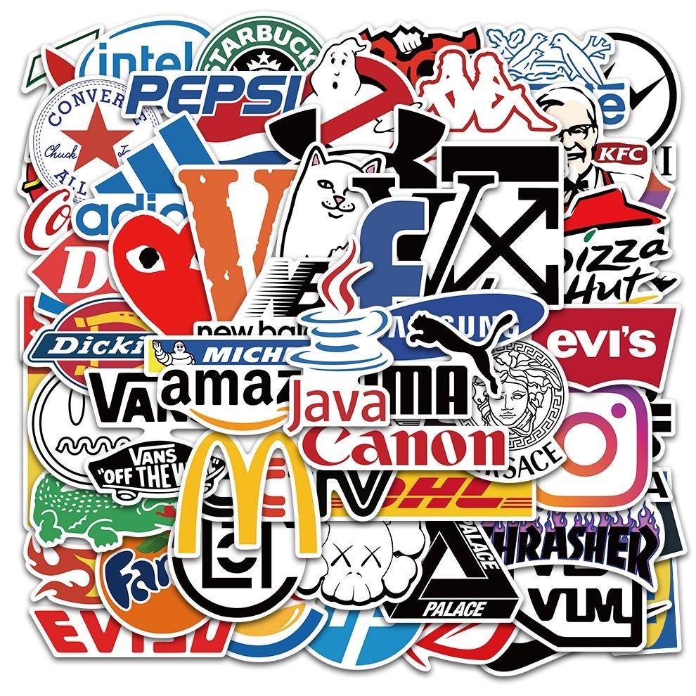 

NG [70PCS ]Hypebeast Stiker Keren Logo Stiker Pack Kualitas tinggi Stiker Vinyl Anti Air- Sticker Aesthetic Buku Journal Koper Stiker Casing HP Stiker Laptop Helm MotorBotol Minum Viral Kekinian Terbaru 2025 LL-99