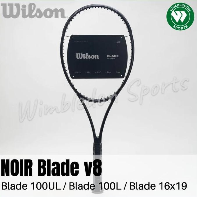 Bst Ready Raket Wilson Noir Blade 98 V8 / Raket Wilson Blade Noir 100L 100Ul V8 Best Seller