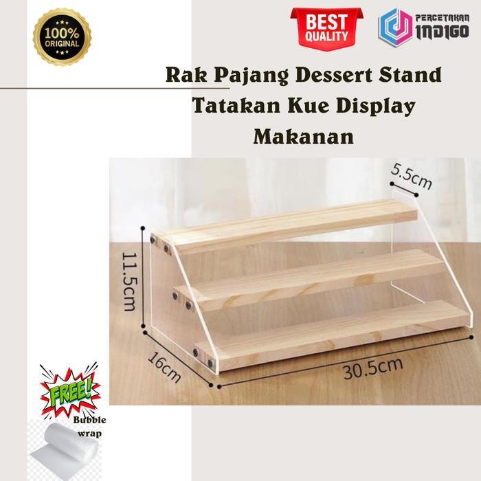 

IX Rak Pajang Dessert Stand Tatakan Kue Display Makanan 3 Susun