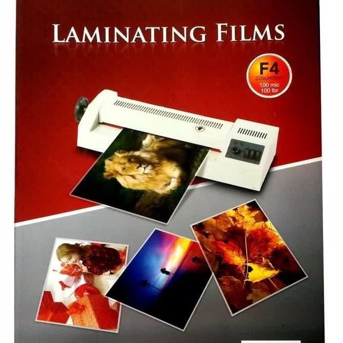 

Premium PLASTIK LAMINATING size F4 (100 lembar) / LAMINATING FILM