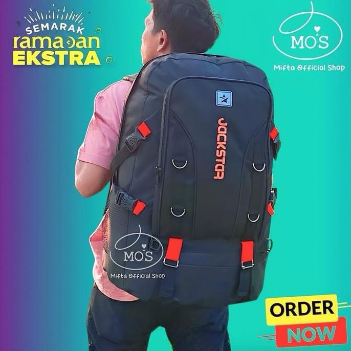 BBS Tas Ransel Pria Tas Ransel Tas Gunung Tas Travel Jumbo Tas Gendong Pria Tas Baju Tas Ransel 60 L