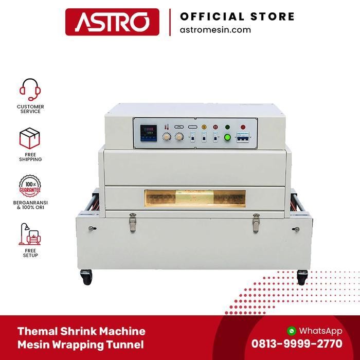 MESIN SHRINK TUNNEL PEMBUNGKUS PLASTIK WRAP DSA-4020 | ASTRO MESIN OFFICIAL