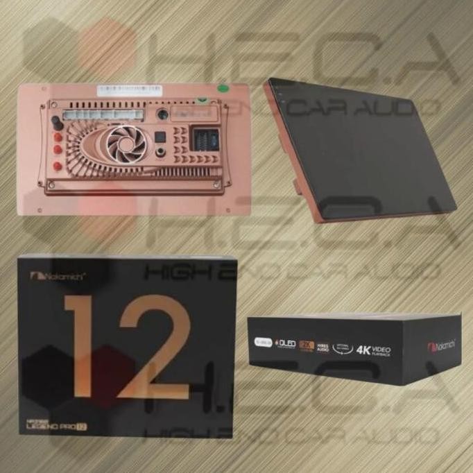Nakamichi LEGEND PRO 12 10" inch RAM 12/256 GB Head Unit Android NA-3102i 4K Tape Mobil TV