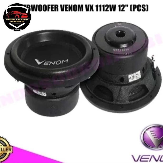 VENOM SUBWOOFER VX 1112W 12Inch Double Voice Coil TERBAIK