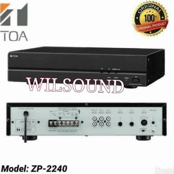 POWER AMPLIFIER TOA ZP 2240 ZP2240 ORINAL