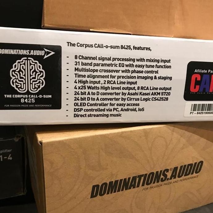 Processor Dominations Audio Cous osum 8425