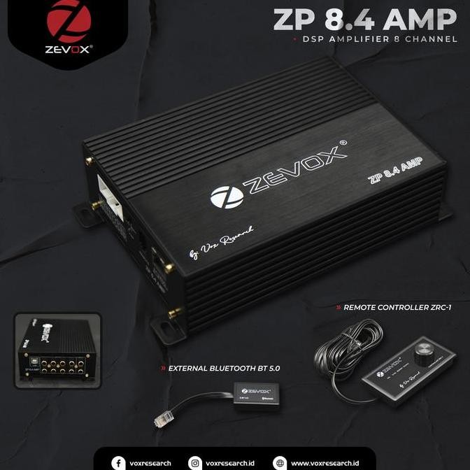 DSP Processor Mobil Zevox ZP 8.4 AMP Hh Fidelity