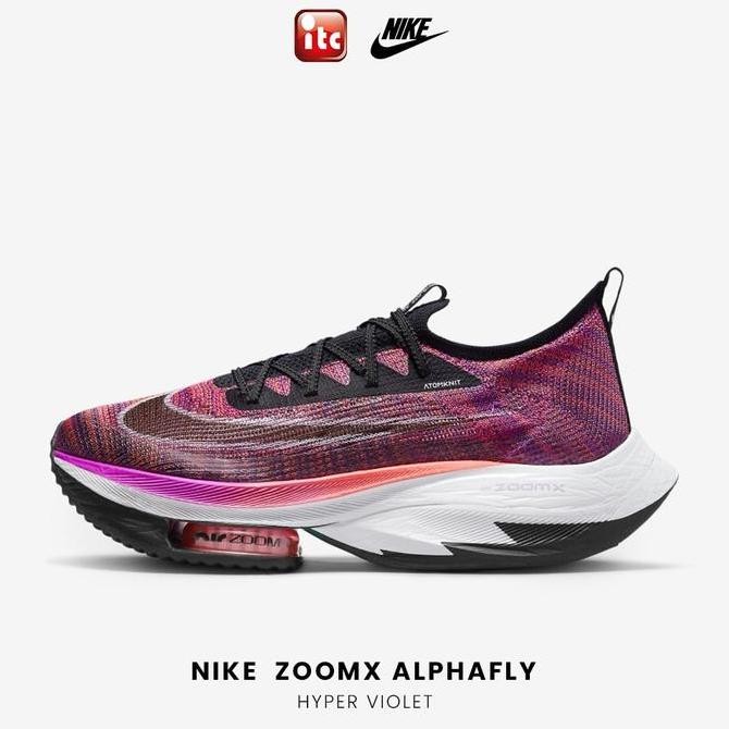 Promo Nike Original ZoomX AlphaFly NEXT% Hyper Violet COD