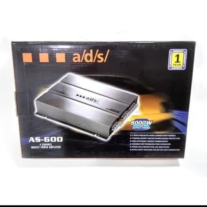 Ads power Amplifier car audio AS 600