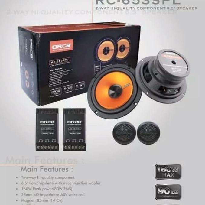 SPEAKER COMPENENT SPLIT ORCA RC 653 SPL 2 WAY SPLIT ORCA