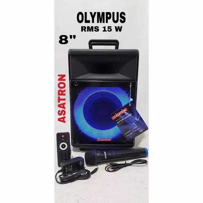 Speaker Portable Asatron OLYMPUS 8 INCH