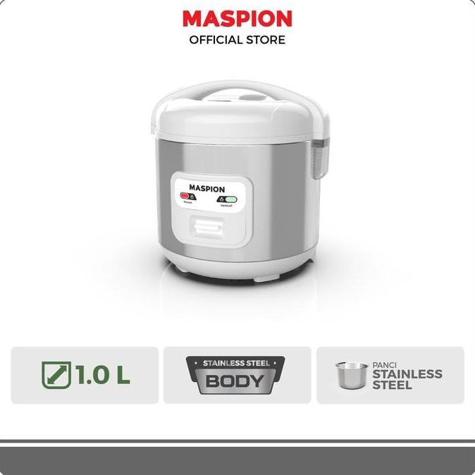 Maspion Rice Cooker Magic Com 1 Liter Mrj-1003 Tss