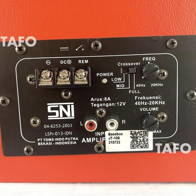 SUBWOOFER AKTIF JBTECH 10INCH