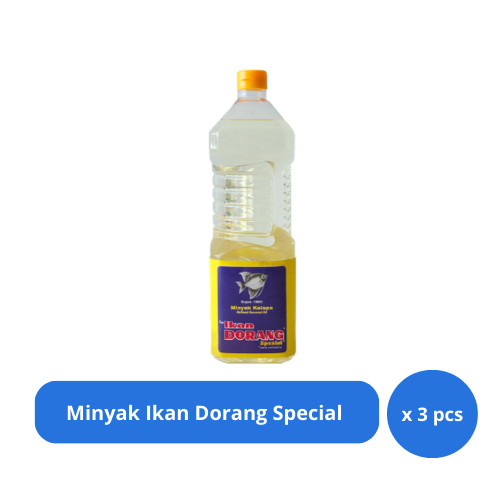 

Minyak Ikan Dorang Special 2L x 3 pcs