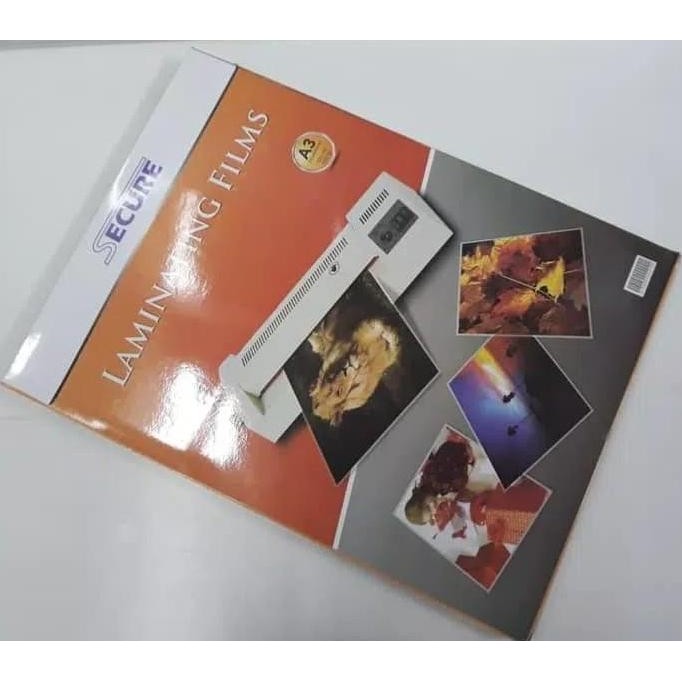 

Premium Plastik Laminating Film A3 ( isi 100 Lembar)-Laminator/Mesin Laminasi