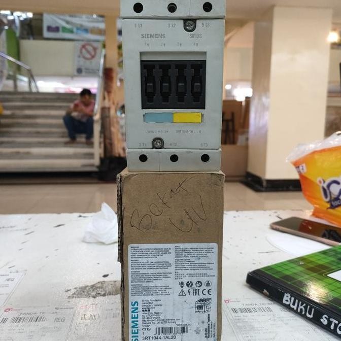 TERMURAH - SIEMENS 3RT1044-14L20 kontaktor 30kw 400V