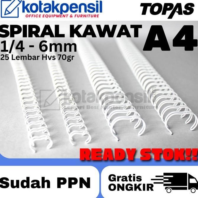 

Premium Jual - Spiral Kawat A4 - 1/4 - Murah dan Berkualitas