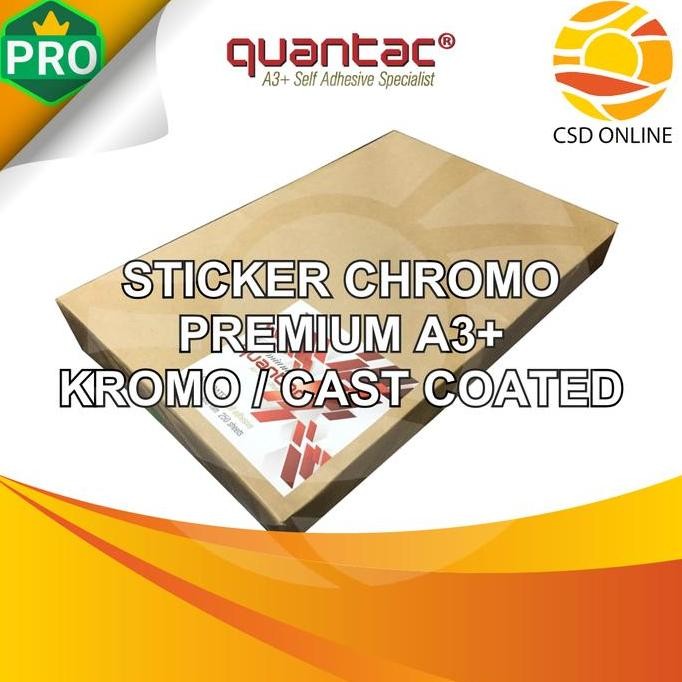 

Premium Quantac Stiker Chromo PREMIUM A3+ Sticker Kertas Kromo Glossy Digital Print Laser Toner PACK INSTANT/SAMEDAY