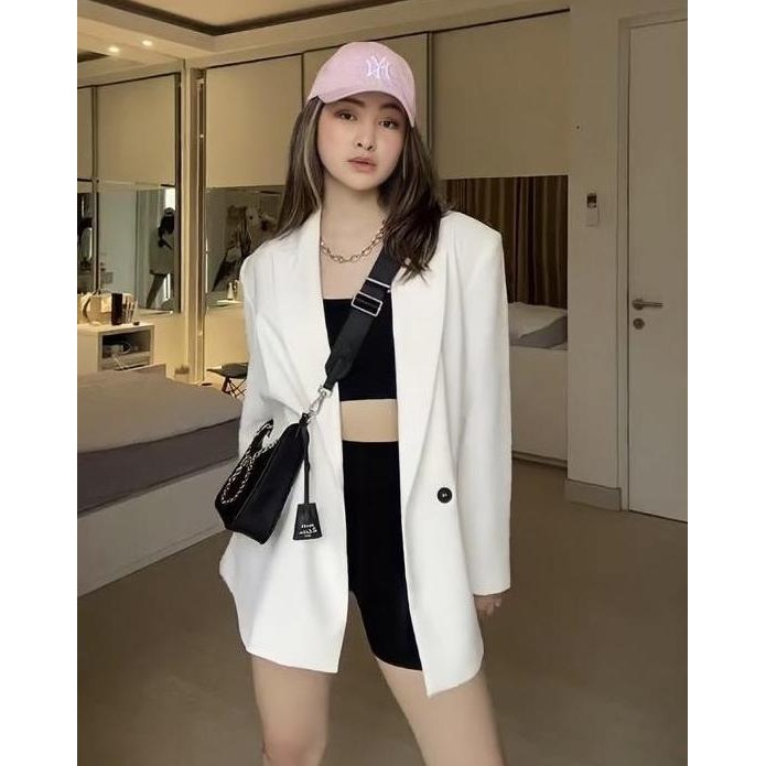 CLOUWNY - Legging Sepeda Wanita Biker Short Legging Highwaist sport celana Sexy Leggings