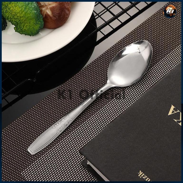 Bisa Cod K1-Sendok Garpu Makan 1 Lusin (Isi 12 Pcs)Stainless Steel Gagang Panjang Gsf 888/Sendok Gar