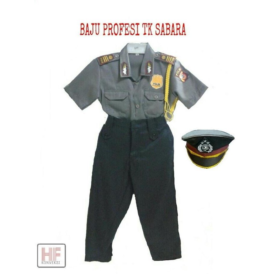Baju Profesi Anak Polwan / baju polwan anak Murah
