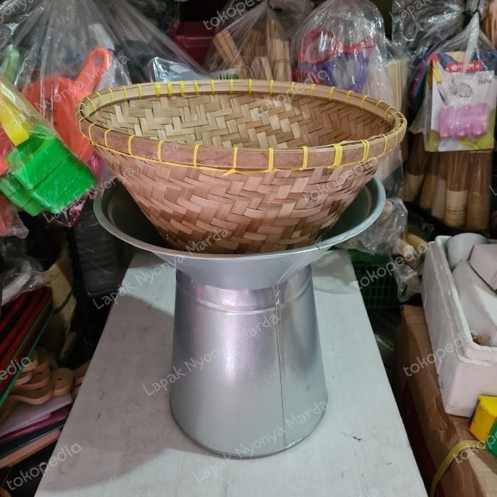 (Diskon) Dandang Seeng Alumunium Kukusan Bestseller