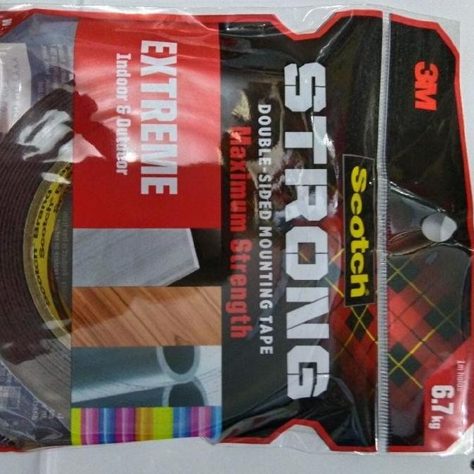 Bst Ready Double Tape 3 M Extreme 414-M19 19Mmx4Meter Lem Bolak Balik Outdoor Mounting Lem Super Kua
