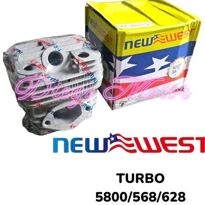 5800 628 Turbo Cylinder Blok Assy Komplit Mesin Chainsaw Senso Kecil Newest 58 Co