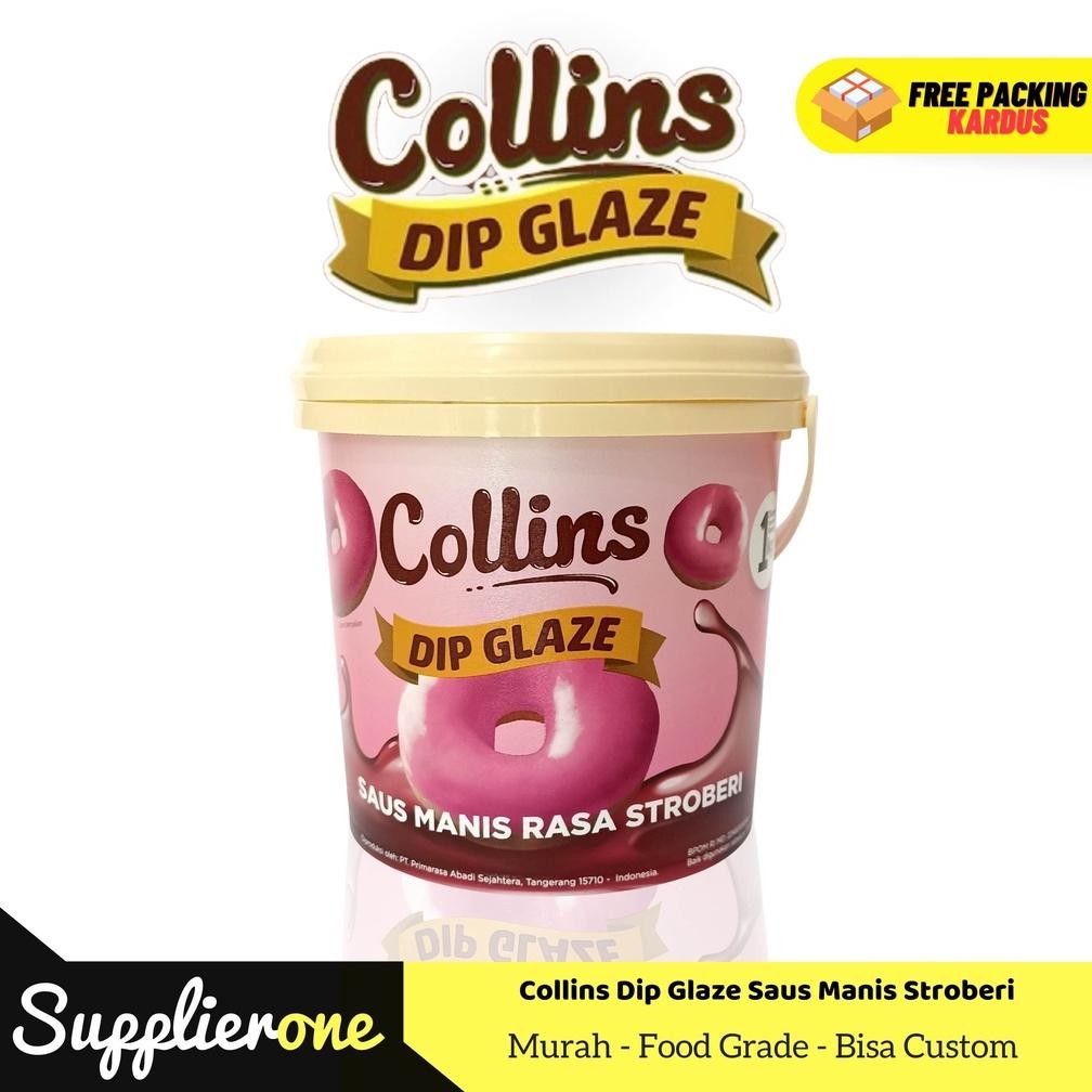 

Collins Dip Glaze 1 kg / Collins Choco Crunchy / Collins Coklat / Collins Tiramisu / Collins Strawberry / Collins Taro / Collins white 1 kg